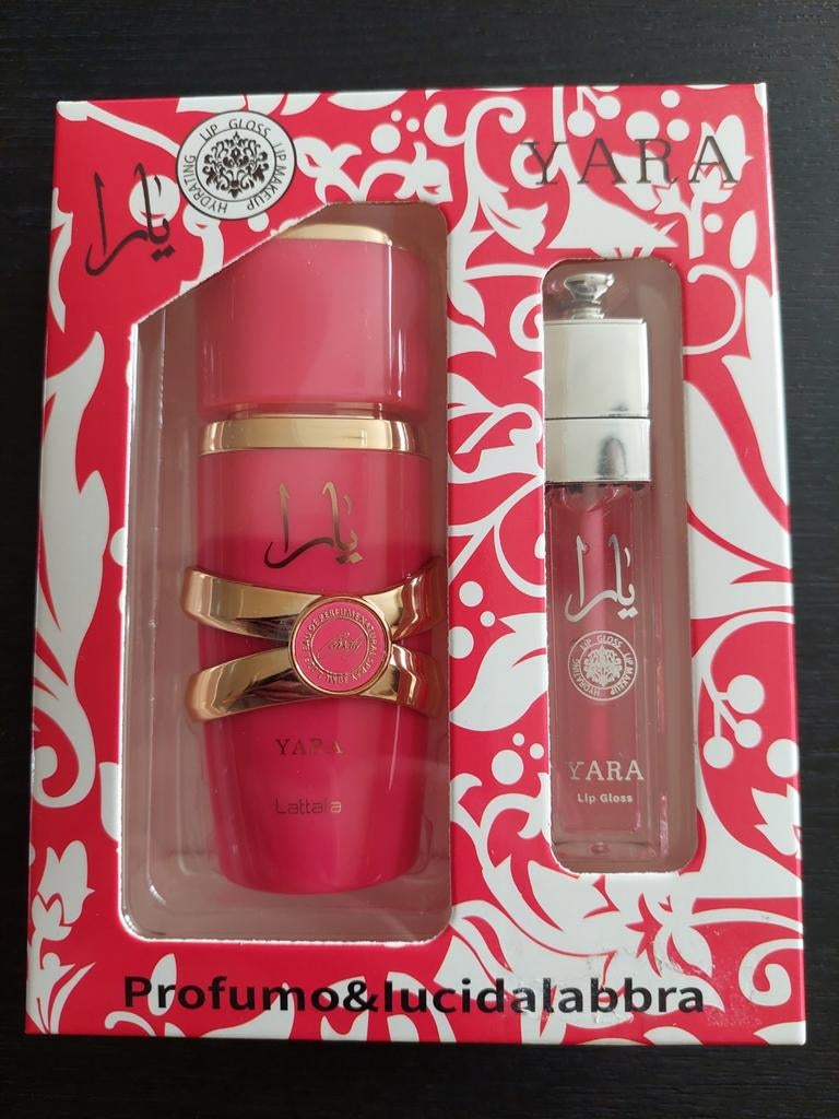 Yara parfum 30ml met lipgloss, Ophalen of Verzenden, Nieuw