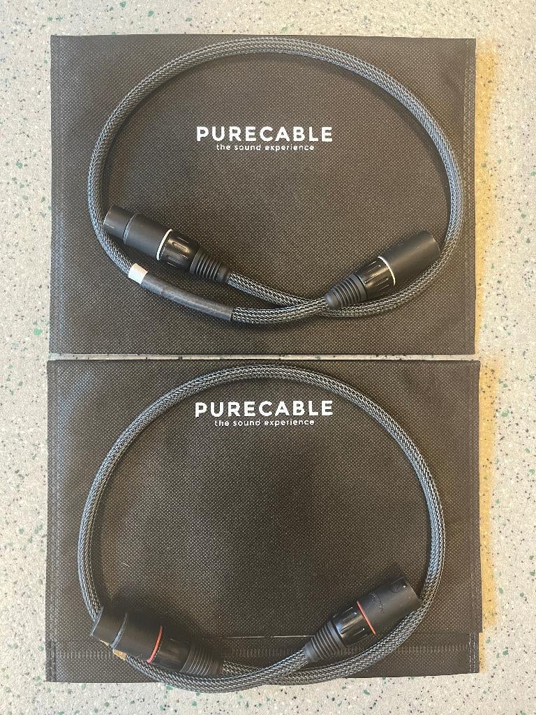 Purecable Nano 211 XLR - 75cm, Ophalen, Zo goed als nieuw, Minder dan 2 meter, Interlink-kabel