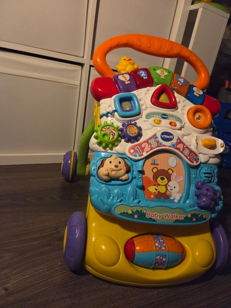 Vtech loop wagentje, Ophalen, Zo goed als nieuw, 6 maanden tot 2 jaar