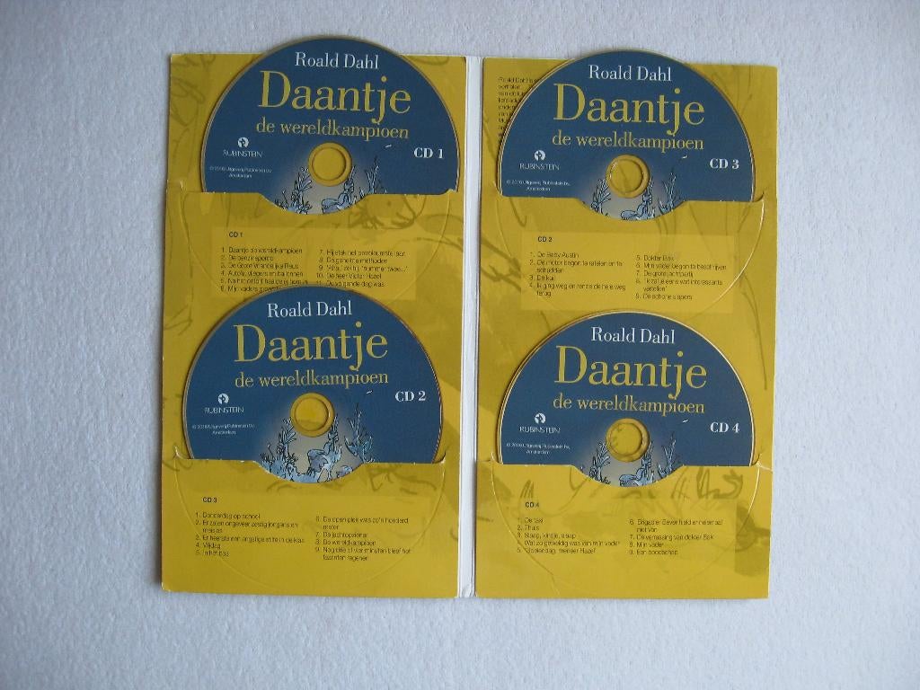 Roald Dahl - 4CD Daantje de Wereldkampioen, Boeken, Ophalen of Verzenden, Roald Dahl, Cd