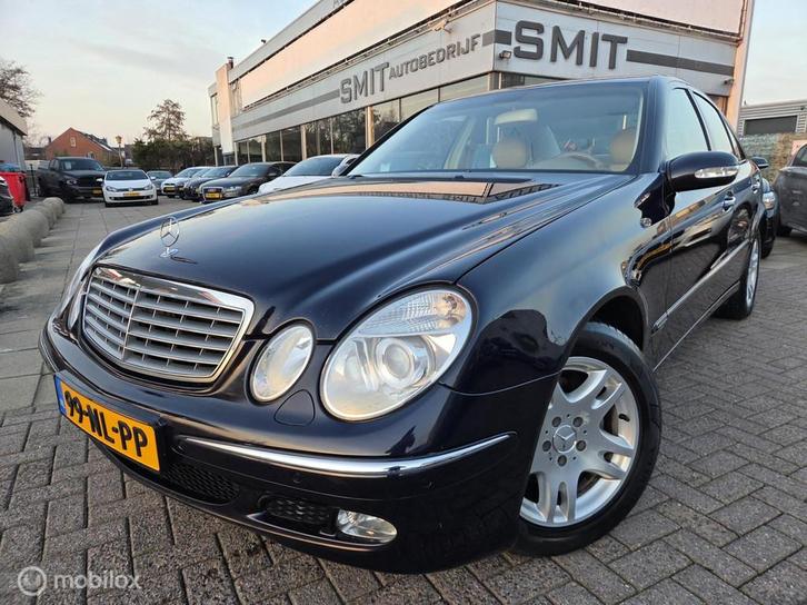 Mercedes E-klasse 240 Avantgarde NLAuto/1eEigenaar/Trekhaak, Auto's, Mercedes-Benz, Bedrijf, Te koop, E-Klasse, ABS, Airbags, Airconditioning