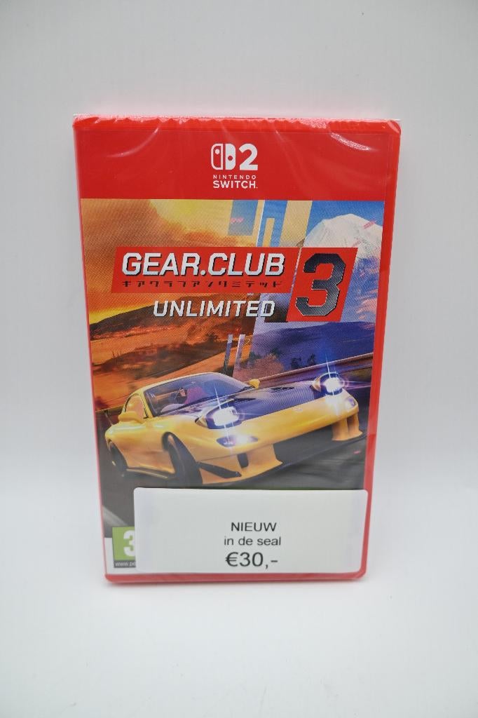 Gear Club 3 Unlimited - Nintendo Switch 2 (NIEUW/SEALED), Gebruikt, 1 speler, Racen en Vliegen, Ophalen of Verzenden