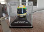 ayrton senna helmpje 1/8  1984  27,50euro, Ophalen of Verzenden, Zo goed als nieuw, 1:5 t/m 1:8, Overige typen