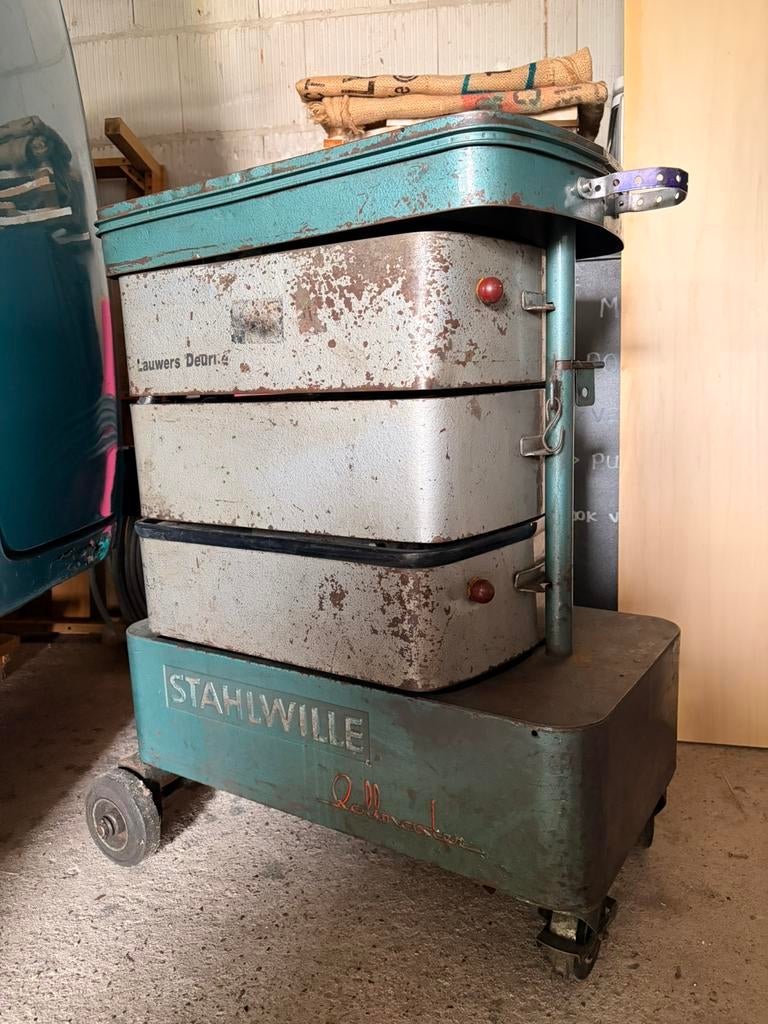 Vintage gereedschapskar Stahlwille, Ophalen, Zo goed als nieuw