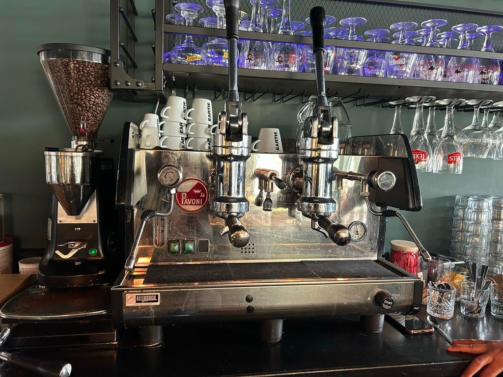 La Pavoni 2-groeps Espressomachine, Gebruikt, Espresso apparaat, Koffiebonen, Ophalen