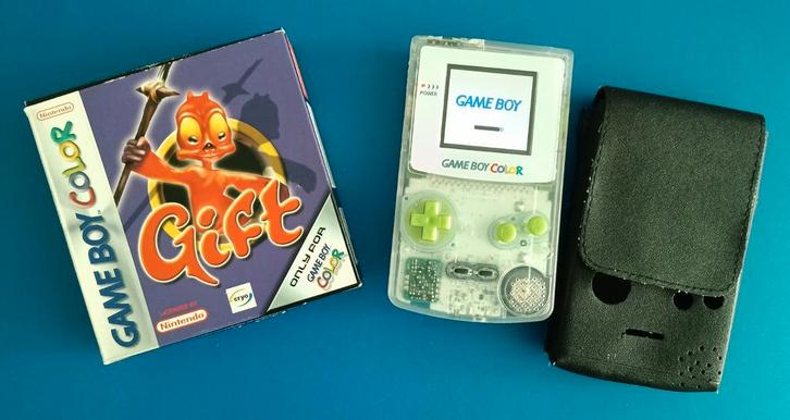 Game Boy Color Custom Backlight + Gift ophalen, Spelcomputers en Games, Spelcomputers | Nintendo Game Boy, Refurbished, Game Boy Color