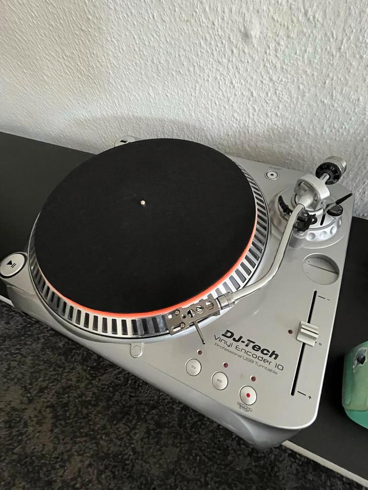 DJ-Tech Vinyl Encoder 10 platenspeler, Audio, Tv en Foto, Platenspelers, Gebruikt, Platenspeler, Overige merken, Pitch-regelaar