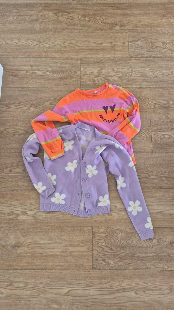 Setje: Shoeby shirtje & vestje uit Frankrijk, maat 158/164, Kinderen en Baby's, Kinderkleding | Maat 158, Ophalen, Meisje, Zo goed als nieuw