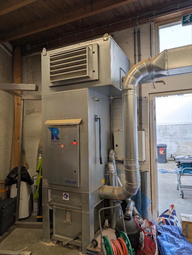 Riedex md-60 afzuig instalatie, Doe-het-zelf en Verbouw, Ophalen, Zo goed als nieuw, Afzuiger