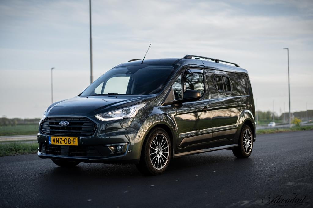 Ford Transit Connect L2 2019 Uniek! | Alle Opties! | 120PK, Auto's, Bestelauto's, Stof, Euro 6, 4 cilinders, Bedrijf
