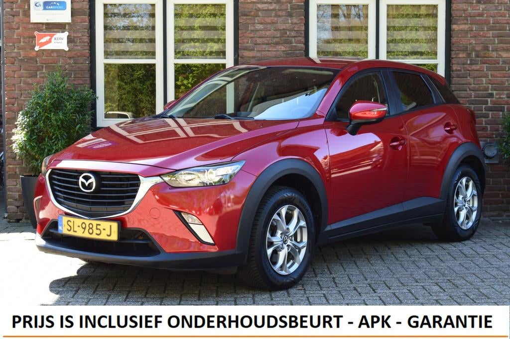 Mazda CX-3 2.0 SkyActiv-G 120 Dynamic Trekhaak | Stoelverwar, Auto's, Mazda, Voorwielaandrijving, 1998 cc, Stof, Gebruikt