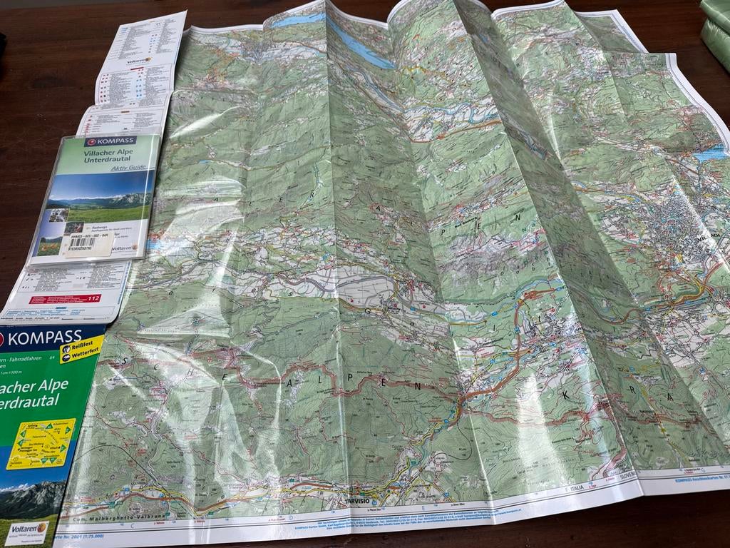 Kompass Villacher Alpe Unterdrautal Wandelkaart Karnten, Boeken, Atlassen en Landkaarten, 2000 tot heden, Europa Overig, Ophalen of Verzenden
