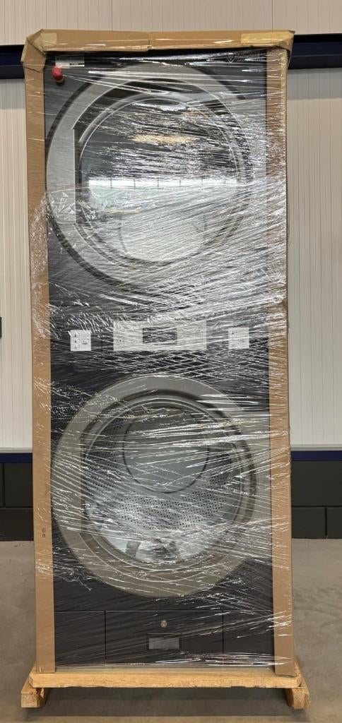 LaundryLion gestapelde 2x 13 kg Industriële droger, Ophalen, Gebruikt, 10 kg of meer, Luchtafvoer