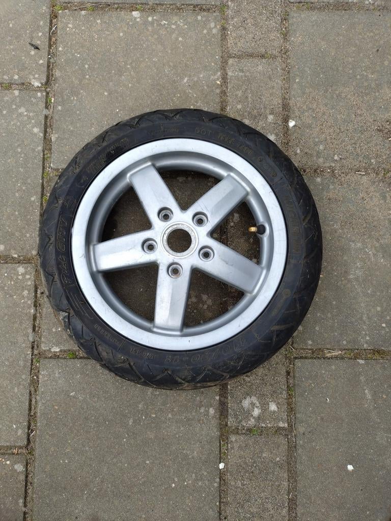 Vespa LX voorwiel met goede band., Ophalen of Verzenden, Gebruikt, Overige typen, Vespa