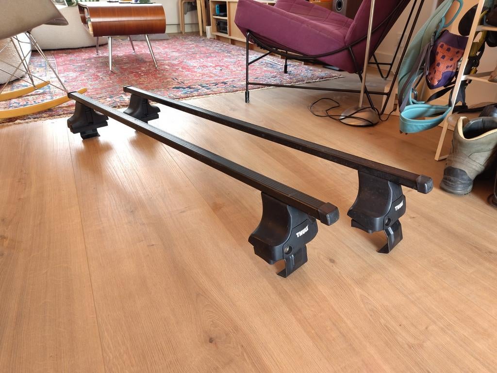 Thule Skoda Fabia Combi (MK2) dakdragers voor glad dak, Ophalen, Gebruikt