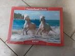 Castorland puzzel Witte paarden 1000 (nieuw), Ophalen, 500 t/m 1500 stukjes, Nieuw