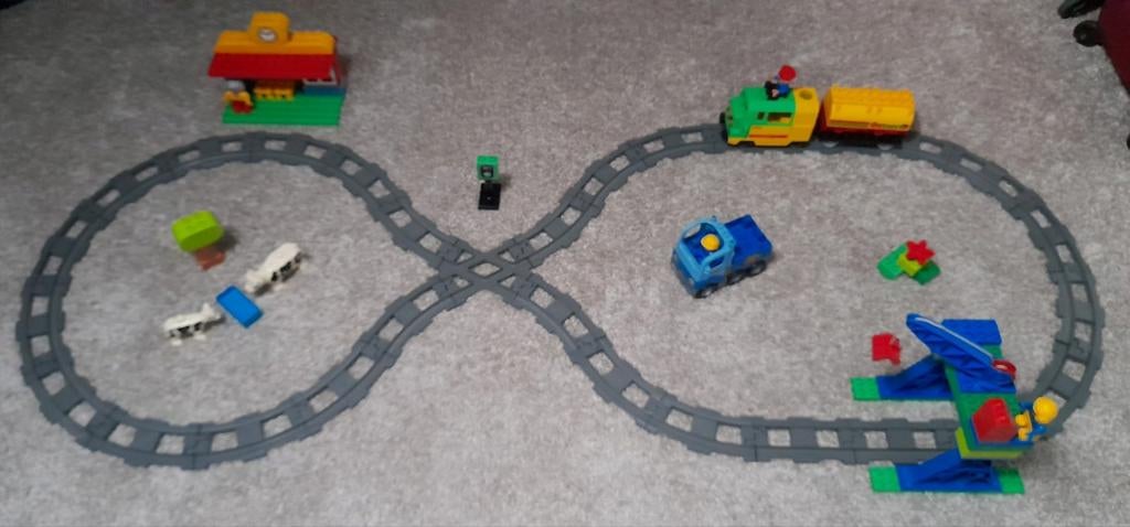 Lego Duplo Trein Set, Kinderen en Baby's, Speelgoed | Duplo en Lego, Ophalen of Verzenden, Gebruikt, Duplo