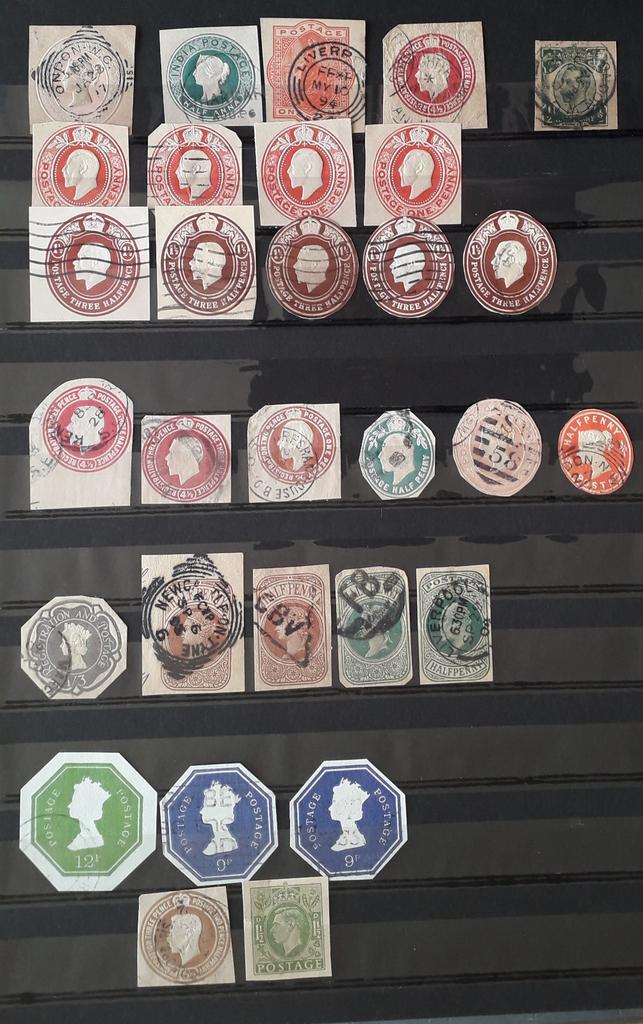 Engeland, Verzenden, Gestempeld