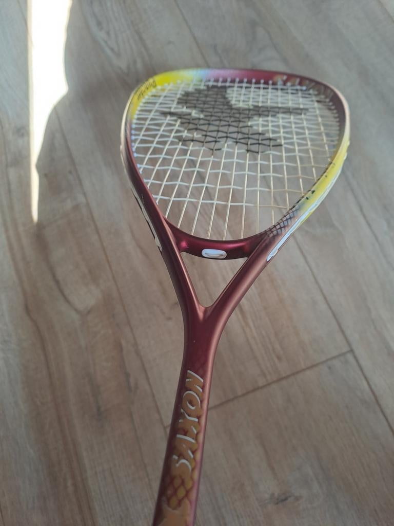 Squashracket Saxon Puncher Action Line, Ophalen of Verzenden, Zo goed als nieuw, Racket