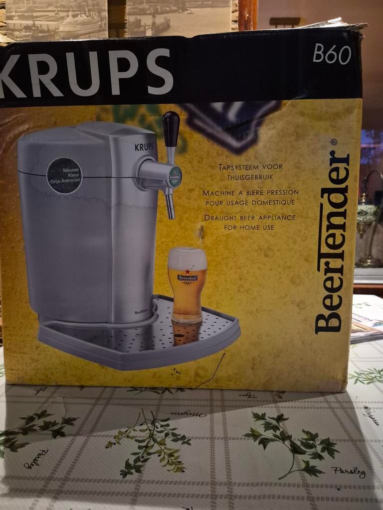 Krups BeerTender B60 thuistap, Ophalen of Verzenden, Nieuw, Krups