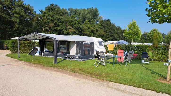 Hobby 540 UK kinderkamer met bijna nieuwe voortent en luifel, Caravans en Kamperen, Caravans, Particulier, tot en met 5, 1000 - 1250 kg