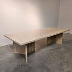 Vintage Italiaanse travertin salontafel, Ophalen, Overige materialen, Gebruikt, Vintage