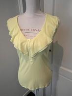 Marccain top met vestje, maat 3, Kleding | Dames, Tops, Maat 38/40 (M), Geel, Nieuw, Ophalen of Verzenden