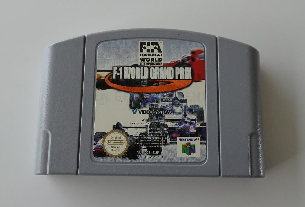 F1 World Grand Prix voor Nintendo 64, Spelcomputers en Games, Games | Nintendo 64, Ophalen, Overige genres, 1 speler, Zo goed als nieuw
