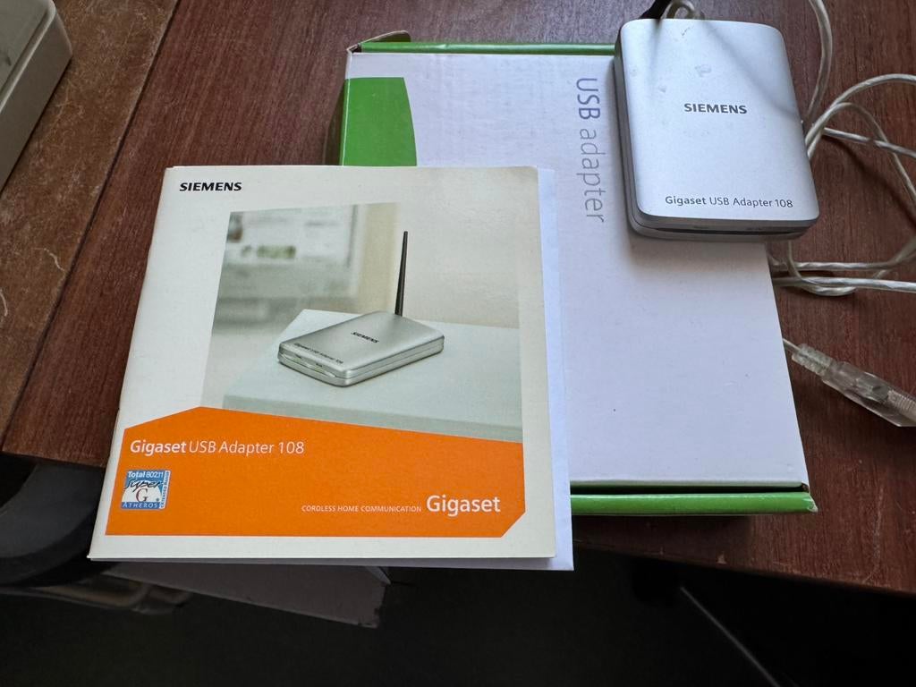 Siemens Gigaset USB Adapter 108 - Draadloze Communicatie, Computers en Software, Routers en Modems, Zo goed als nieuw, Ophalen of Verzenden
