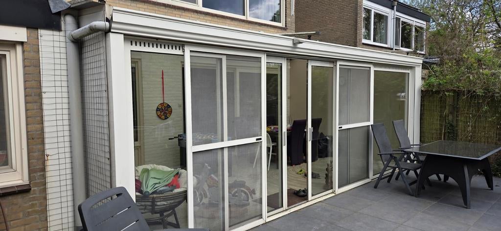 Serre 6,8m x 3,5m met dubbele beglazing, Ophalen, Gebruikt, 160 cm of meer, 160 cm of meer