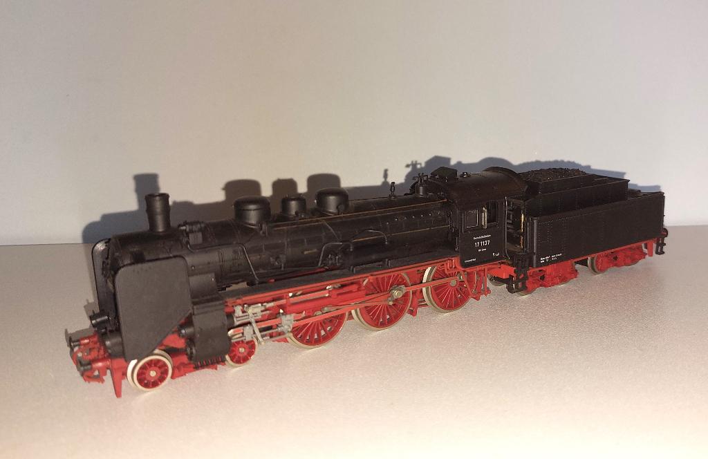 Roco H0 43213 - DC Stoomloc BR 17 met tender van de DB, Ophalen of Verzenden, Zo goed als nieuw, Roco, Analoog