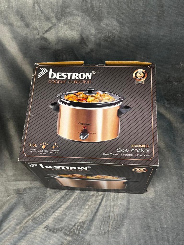 Bestron slowcooker 3.5L nieuw in doos, Witgoed en Apparatuur, Slowcookers, Ophalen of Verzenden, Nieuw