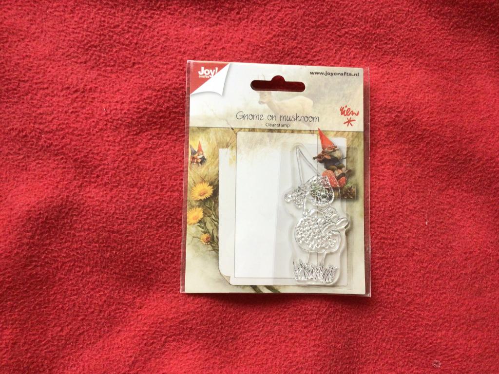 Stempel kabouter/ gnomes met huisje Marianne design oa, Ophalen of Verzenden, Zo goed als nieuw, Clearstamp