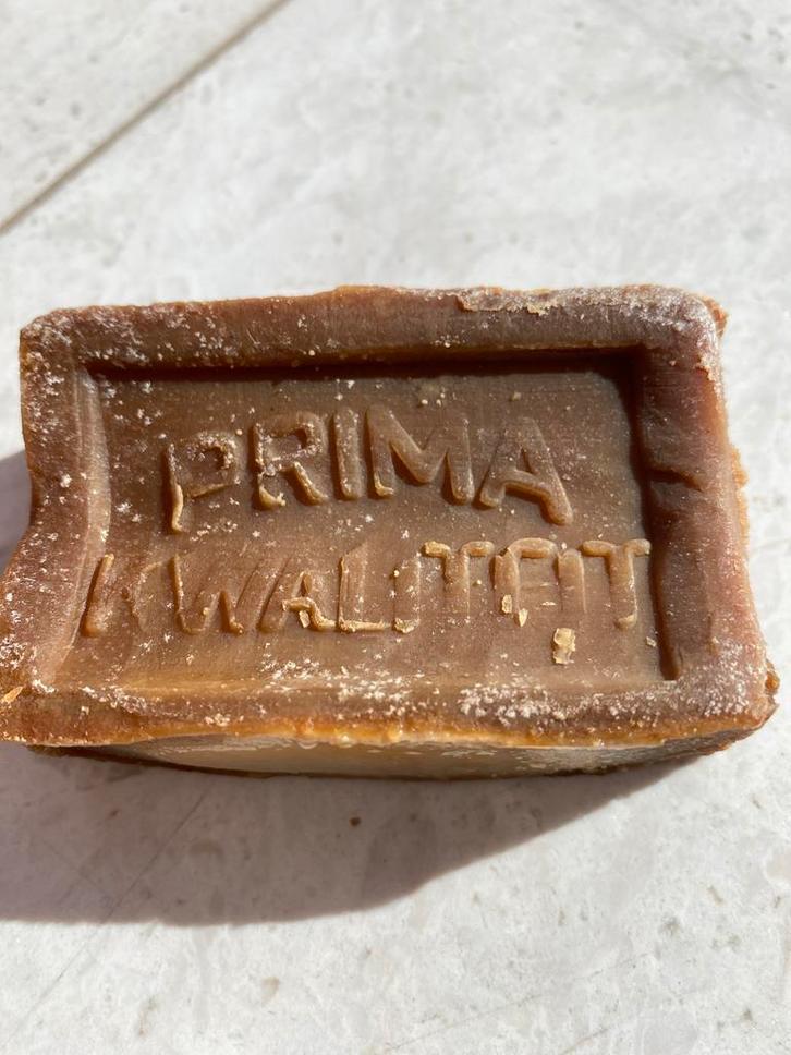 Vintage stuk zeep 'Prima Kwaliteit' uit ca. 1950, Verzamelen, Overige Verzamelen, Nieuw, Ophalen