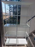 Ikea stellingkast met glazen planken, Ophalen, Zo goed als nieuw