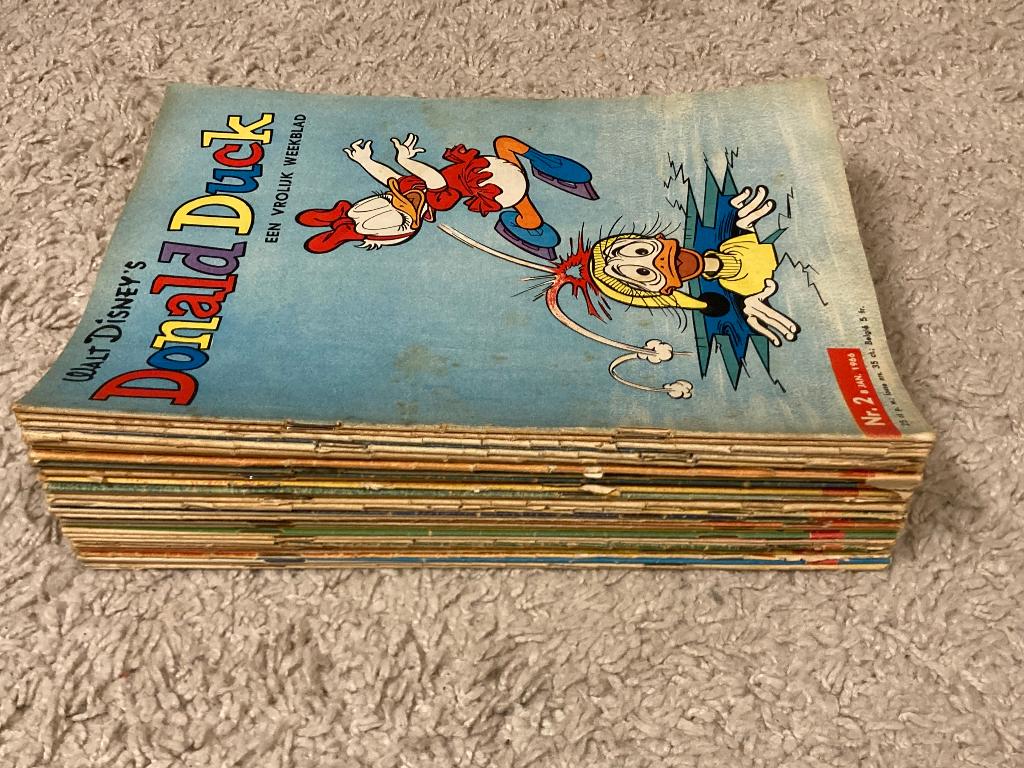 39x Donald Duck Weekblad - Jaargang 1966 - Kan per stuk, Meerdere stripboeken, Ophalen of Verzenden, Gelezen