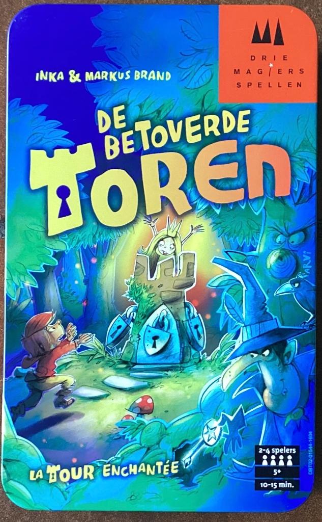 De Betoverde Toren in blik vanaf 5 jaar, Hobby en Vrije tijd, Gezelschapsspellen | Bordspellen, Ophalen of Verzenden, Zo goed als nieuw