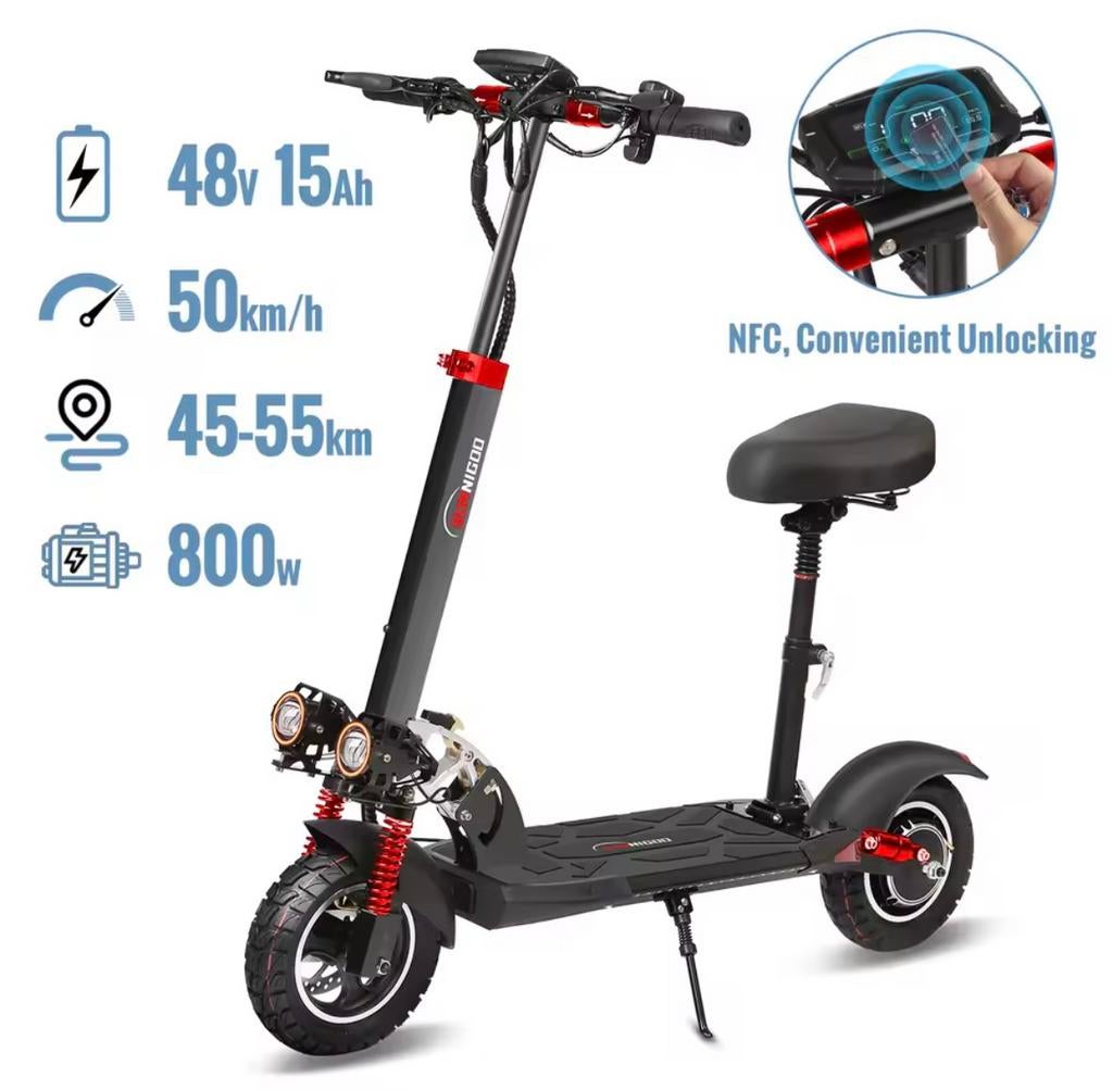 E scooter met afhaalbaae zitje, Ophalen of Verzenden, Zo goed als nieuw, Gewone step