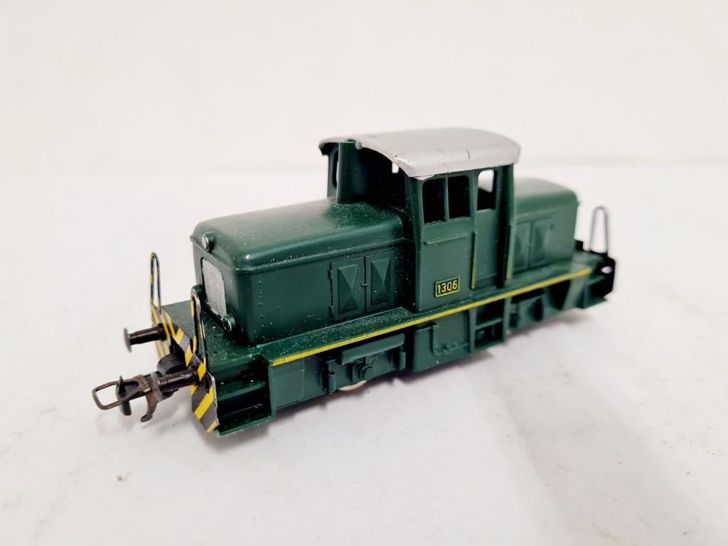 Fleischmann H0 1306 Diesellocomotief, Hobby en Vrije tijd, Modeltreinen | H0, Gebruikt, Fleischmann, Ophalen of Verzenden, Gelijkstroom