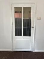 Gebruikte klapdeur met glas, Ophalen, Gebruikt, 80 tot 100 cm, Binnendeur