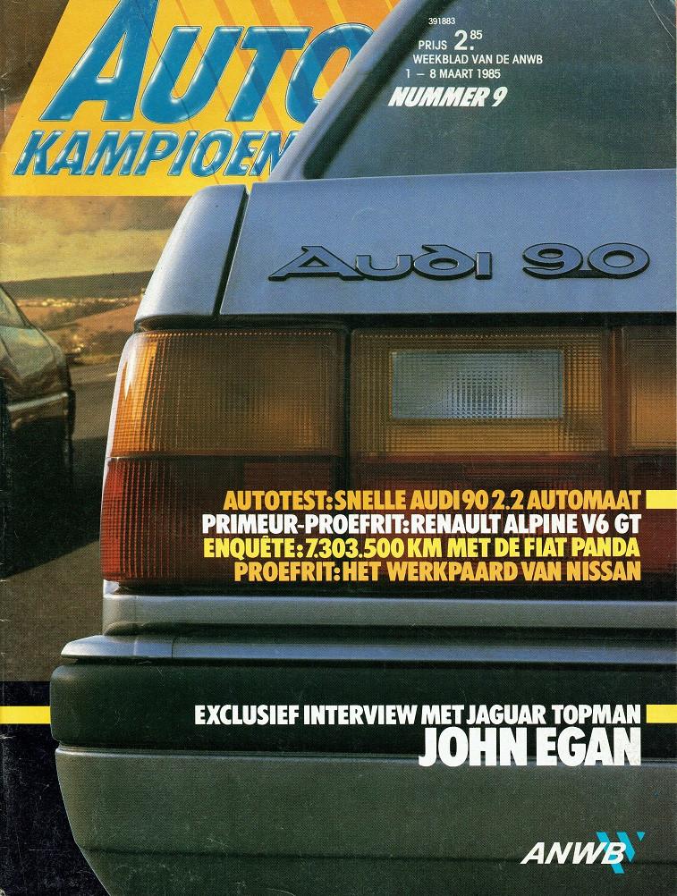Autokampioen 1985 nr. 9 (o.a. Audi 90 2.2), Verzenden, Gelezen, Algemeen
