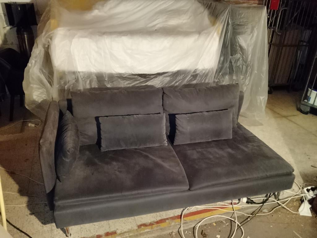 Grijze twee/drie zitsbank Soderhamn. IKEA, Ophalen, Gebruikt, 150 tot 200 cm, Driepersoons