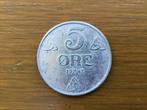 Munt Noorwegen 5 öre 1942 ijzer uit EO II, Ophalen of Verzenden, Overige landen, Losse munt