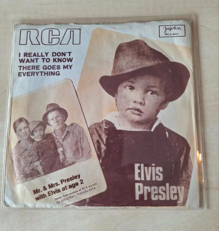 Elvis single Joegoslavië 1971, Cd's en Dvd's, Vinyl | Country en Western, Zo goed als nieuw, Overige formaten, Ophalen of Verzenden