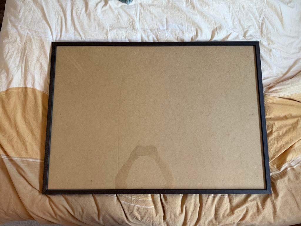 Donkerbruine lijst 70x100 cm, 50 tot 75 cm, Nieuw, Ophalen of Verzenden, 75 tot 100 cm