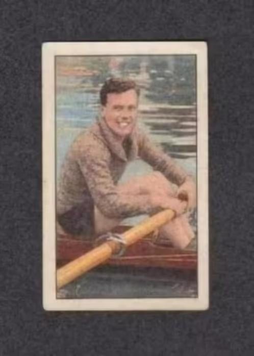 Albumplaatje B.J. Boerma Sciffeur Roeiver. Arsa 1932 (125)., Ophalen of Verzenden, Zo goed als nieuw