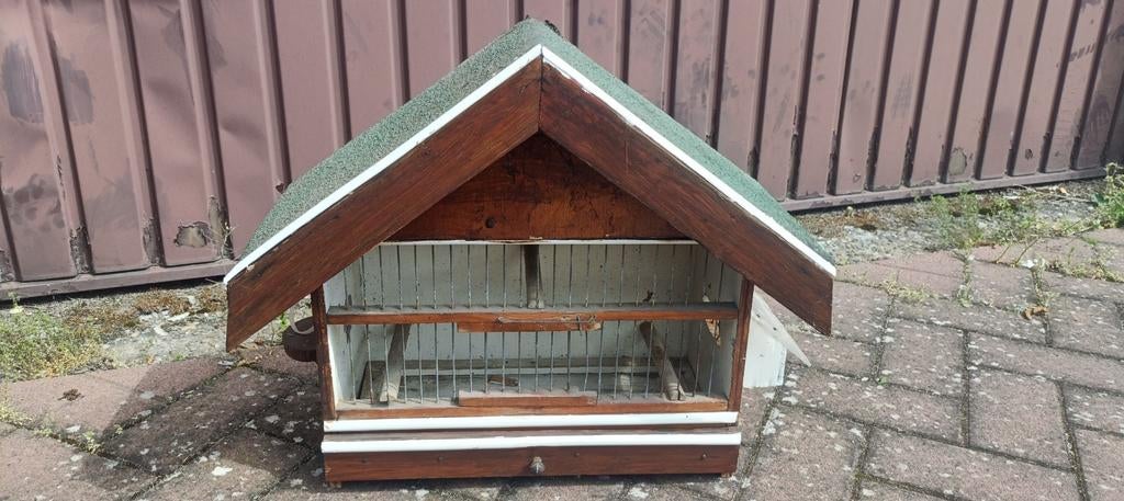 Zangkooi vinken kooi, Dieren en Toebehoren, Ophalen, Gebruikt, Hout, Vogelkooi