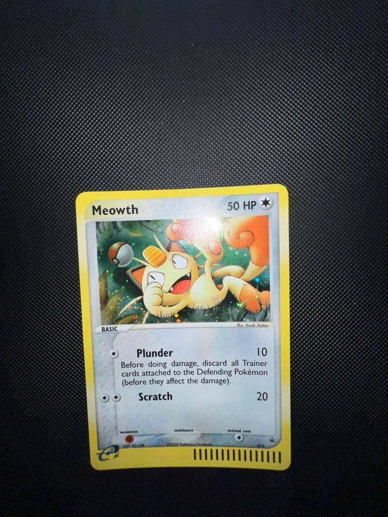 Meowth black star promo 053 MINT, Ophalen of Verzenden