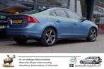 Volvo S60 2.0 T5 245 pk Aut. Summum, Cognac Leer, Xenon, Ele, Auto's, Volvo, Gebruikt, 4 cilinders, Blauw, S60