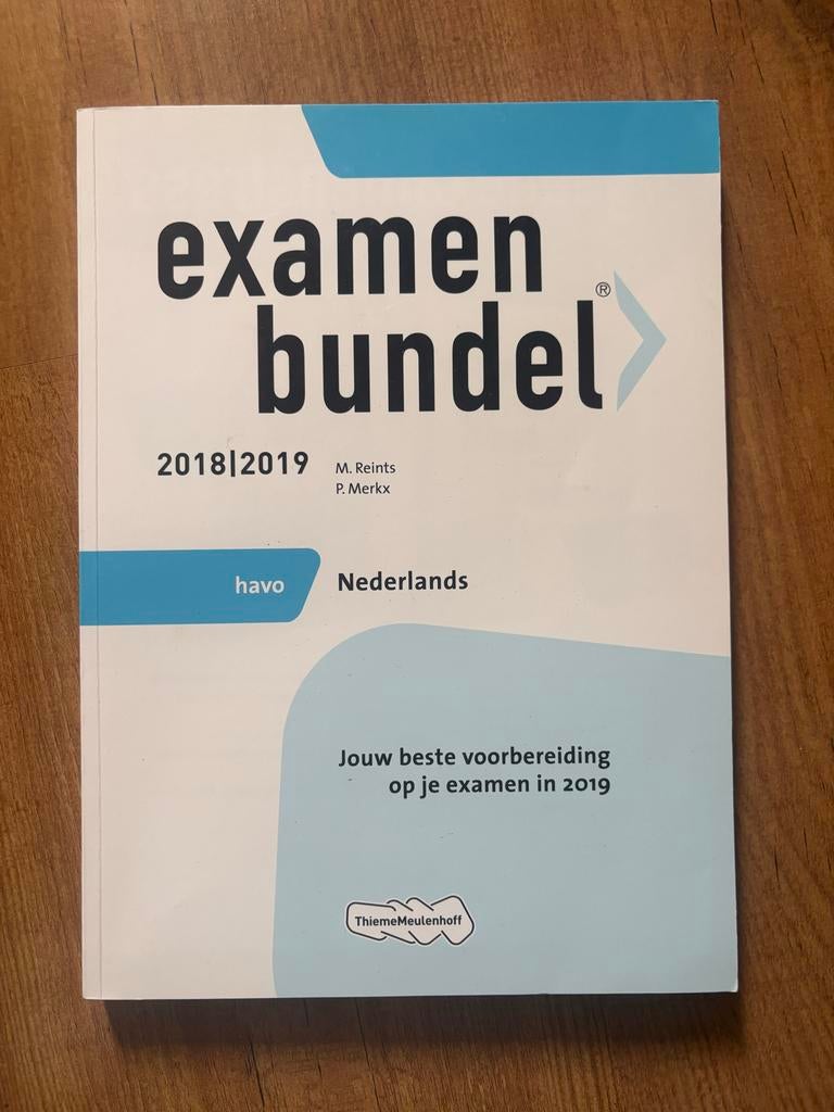 Examenbundel havo Nederlands 2019, Boeken, Schoolboeken, Ophalen of Verzenden, Gelezen, HAVO, Nederlands